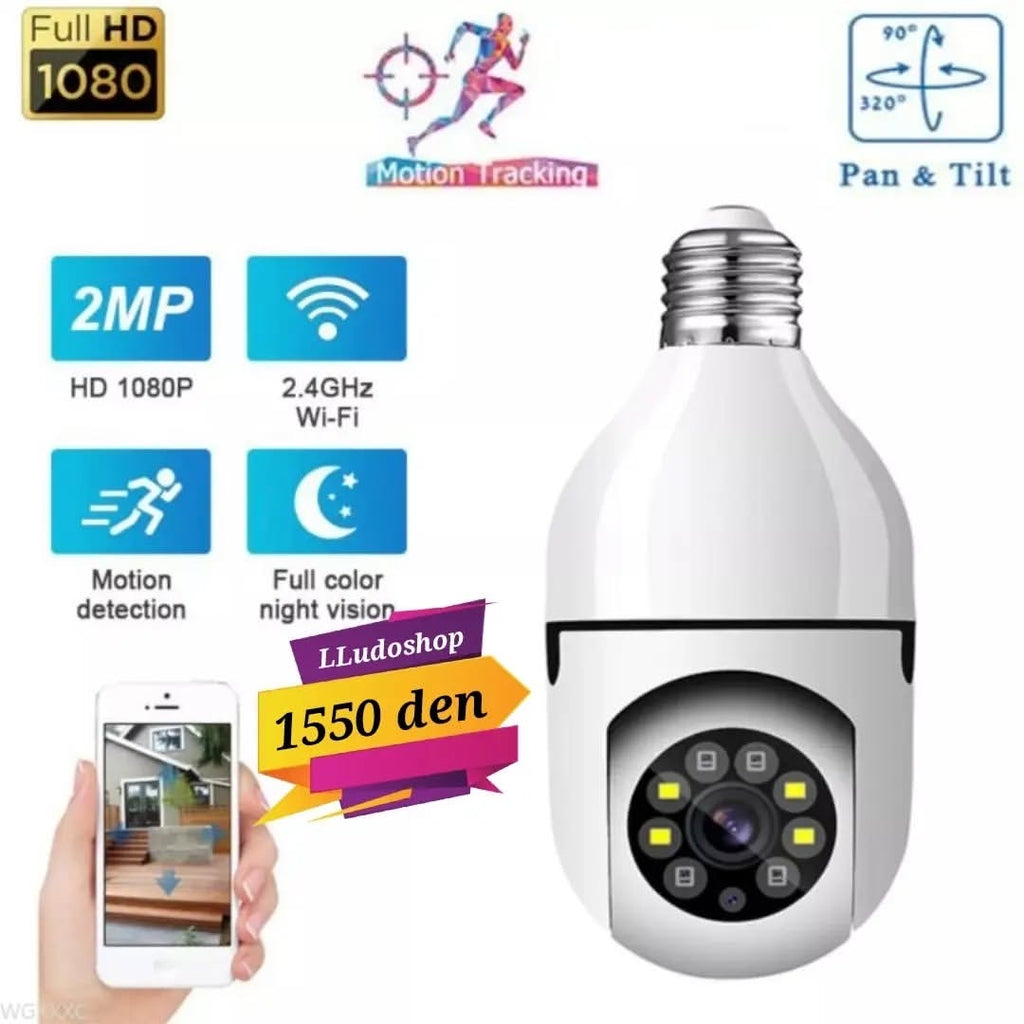 Bulb wifi camera