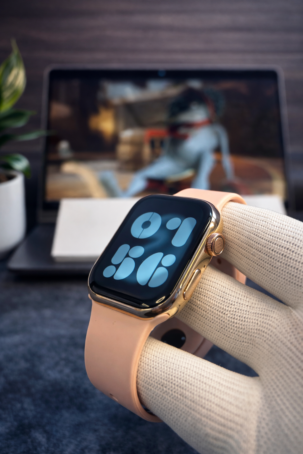 🔹 Series 11 Smartwatch – Rose Gold Edition